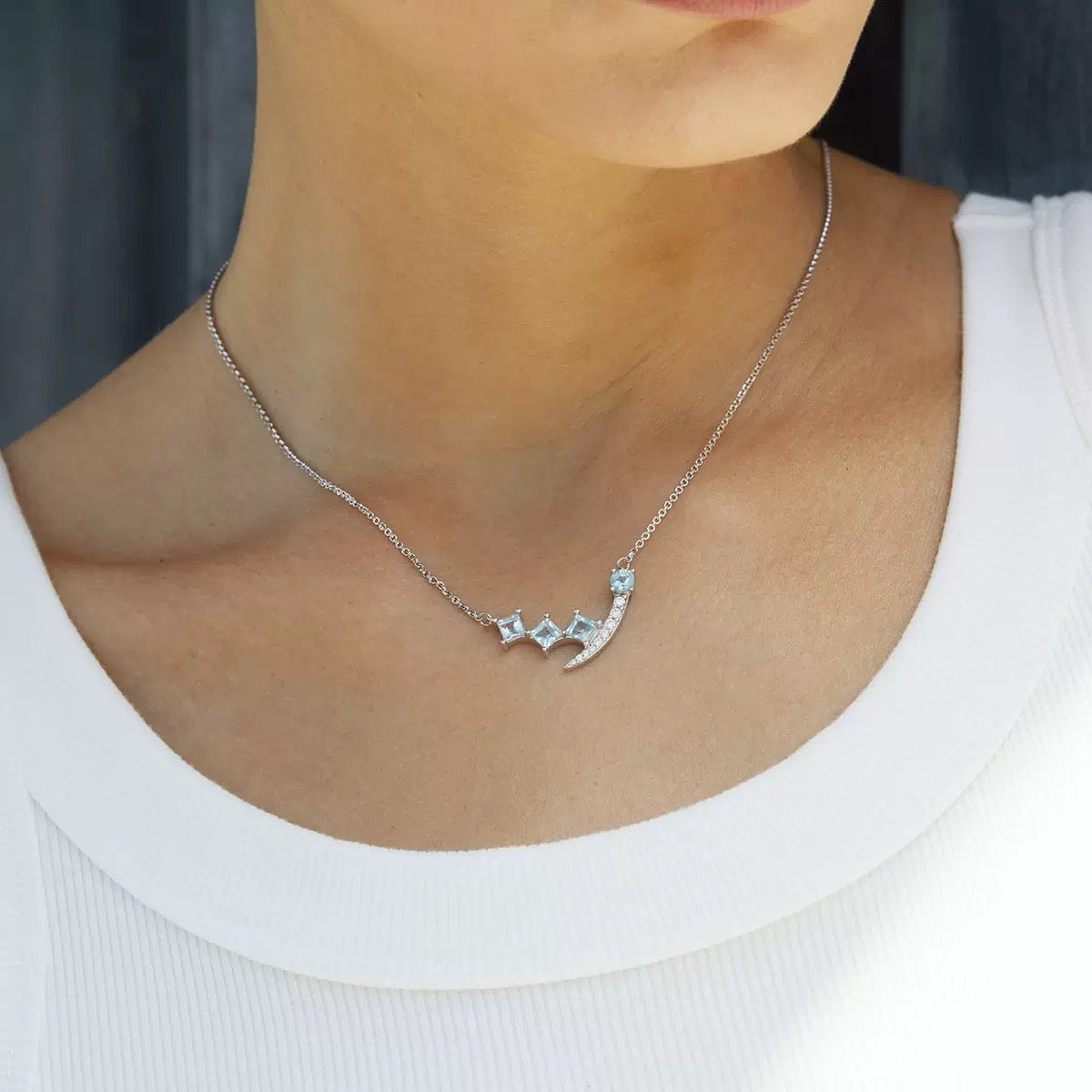 Sillage Céleste Necklace - Pure Gems & Stones Store: Awakened Days