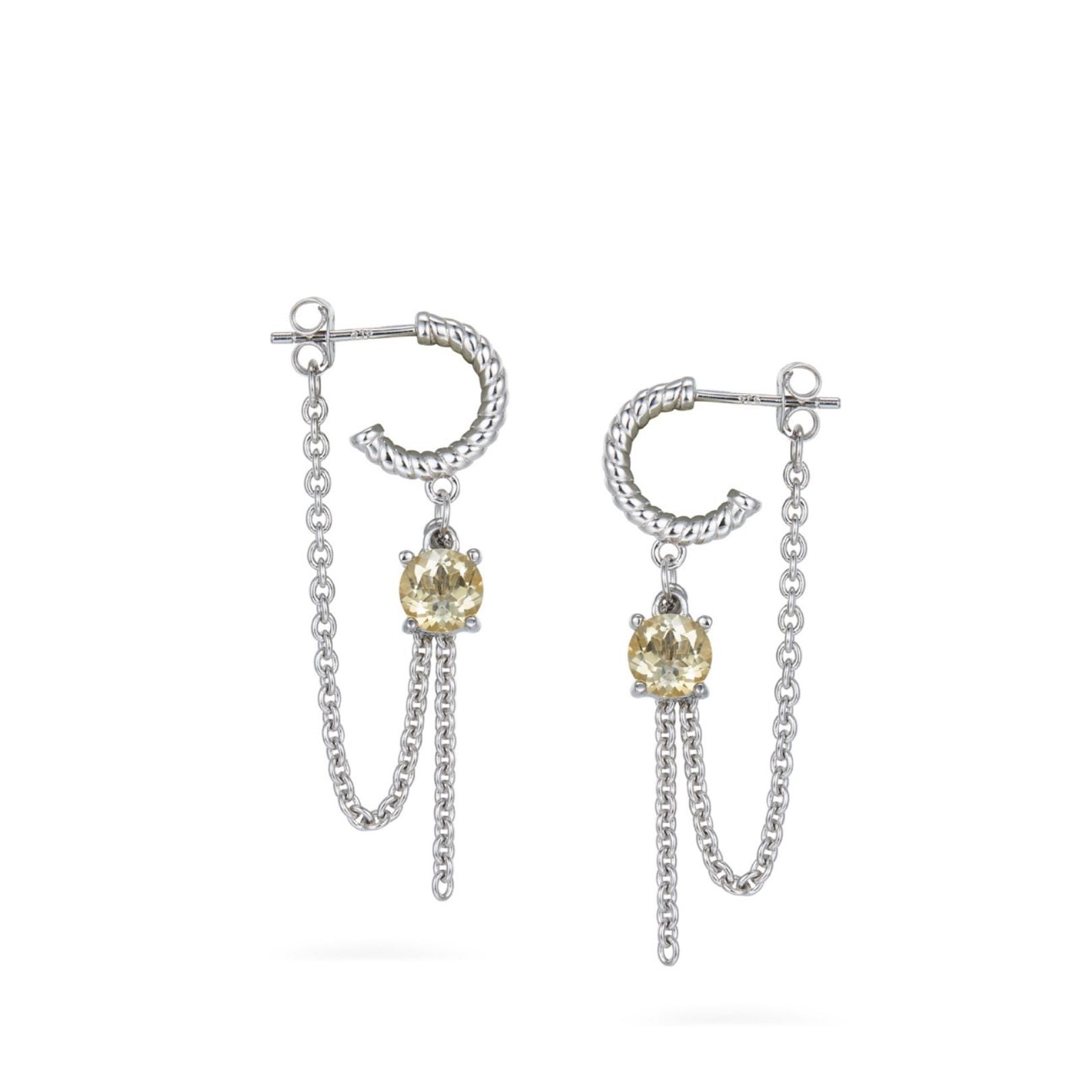 Sillage d’Argent Earrings - Pure Gems & Stones Store: Awakened Days