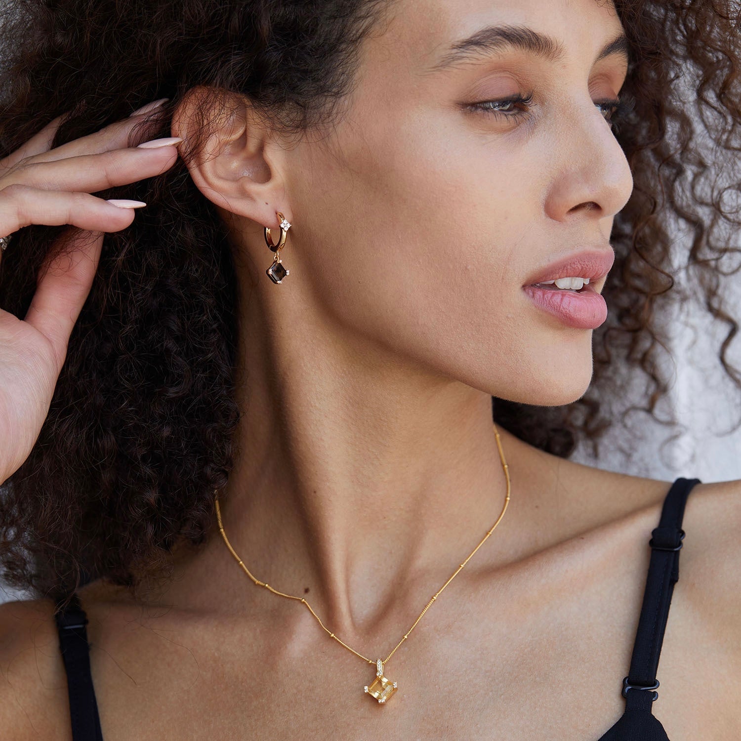 Smoky Muse Earrings - Pure Gems & Stones Store: Awakened Days