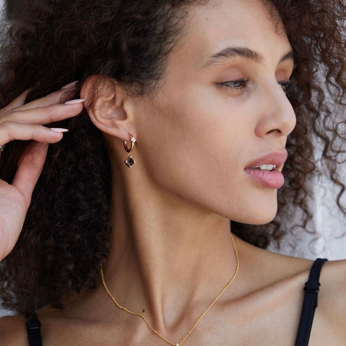Smoky Muse Hoops - Pure Gems & Stones Store: Awakened Days