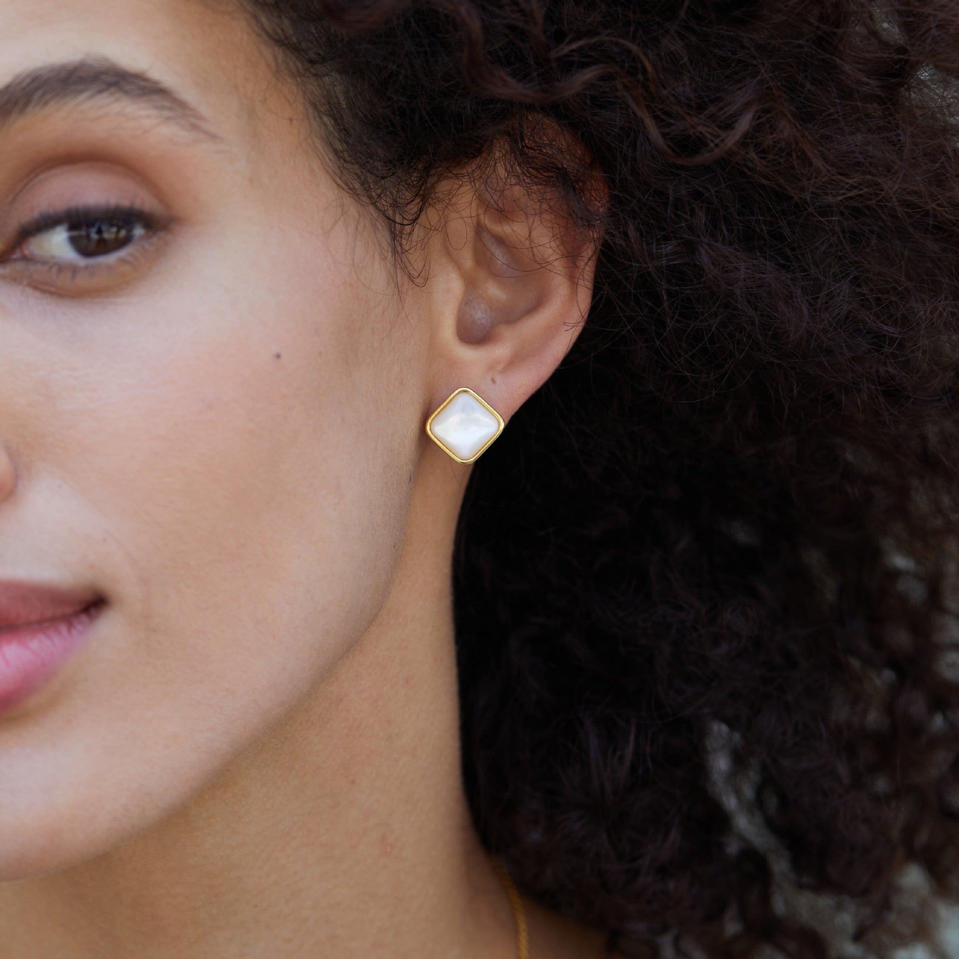 Soleil Blanc Studs - Pure Gems & Stones Store: Awakened Days