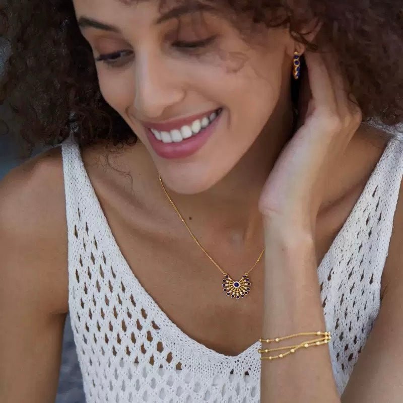 Solstice Medallion Necklace - Pure Gems & Stones Store: Awakened Days