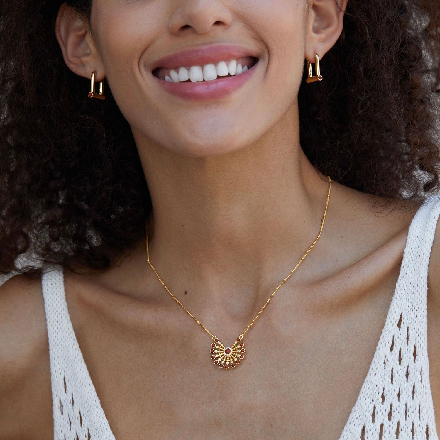 Solstice Medallion Necklace - Pure Gems & Stones Store: Awakened Days