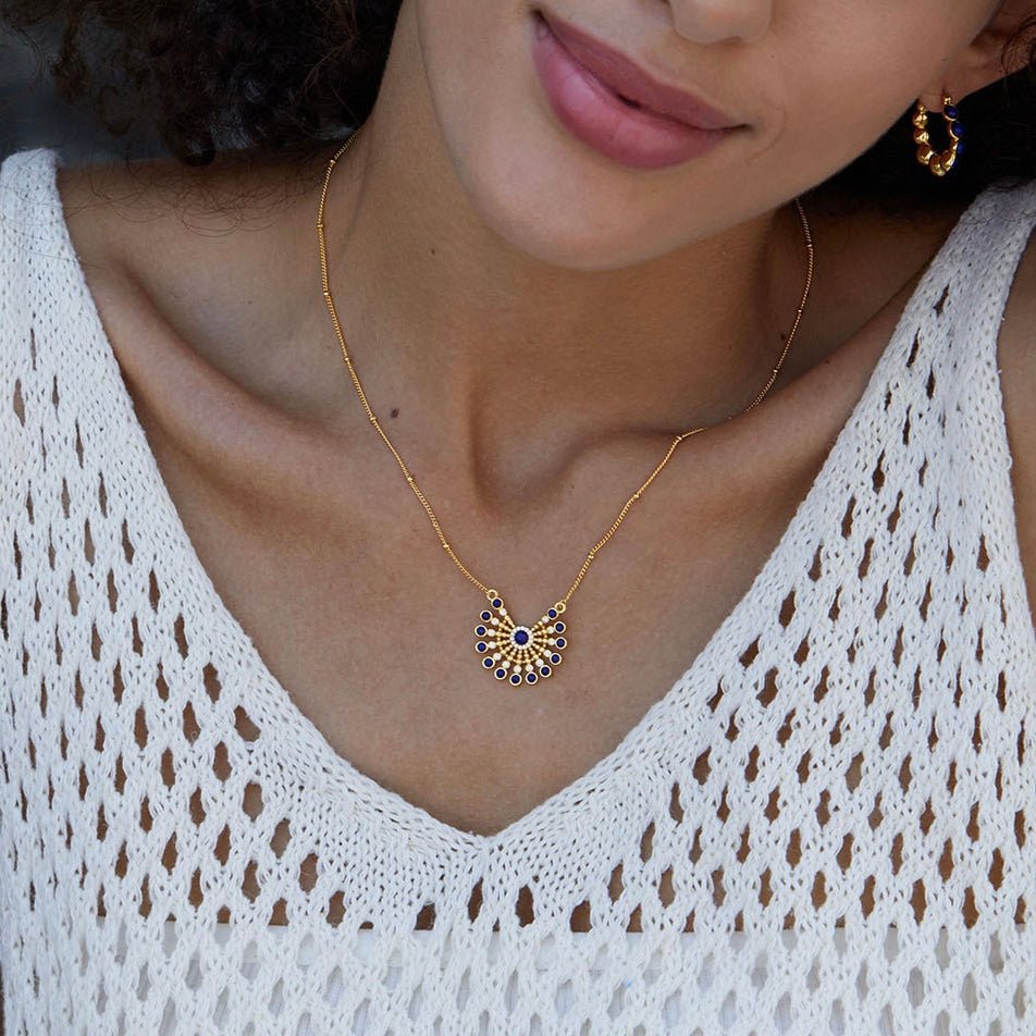 Solstice Medallion Necklace - Pure Gems & Stones Store: Awakened Days