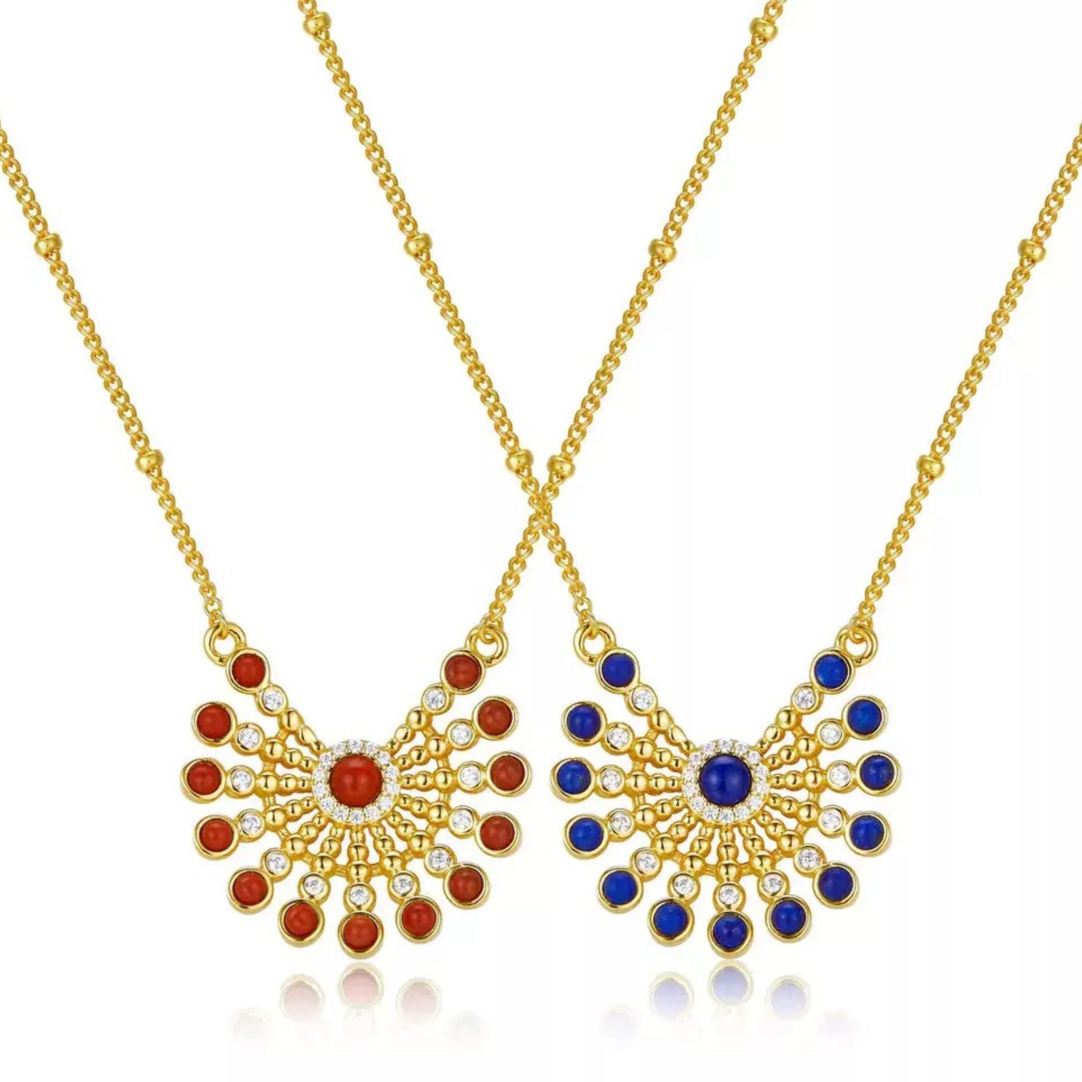 Solstice Medallion Necklace - Pure Gems & Stones Store: Awakened Days