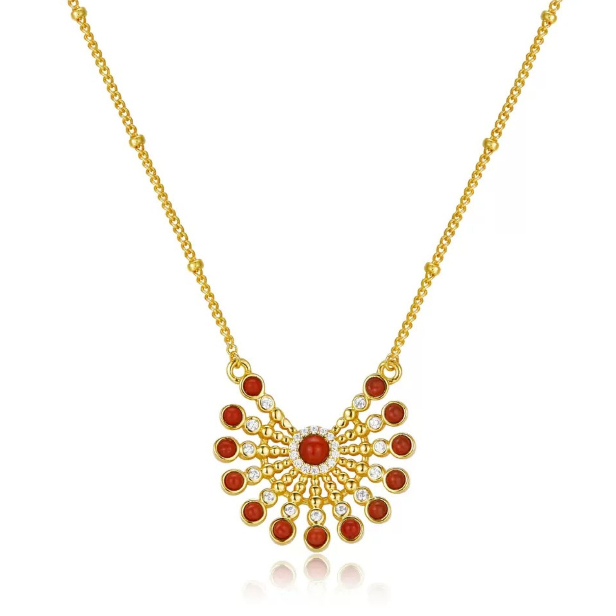 Solstice Medallion Necklace - Pure Gems & Stones Store: Awakened Days