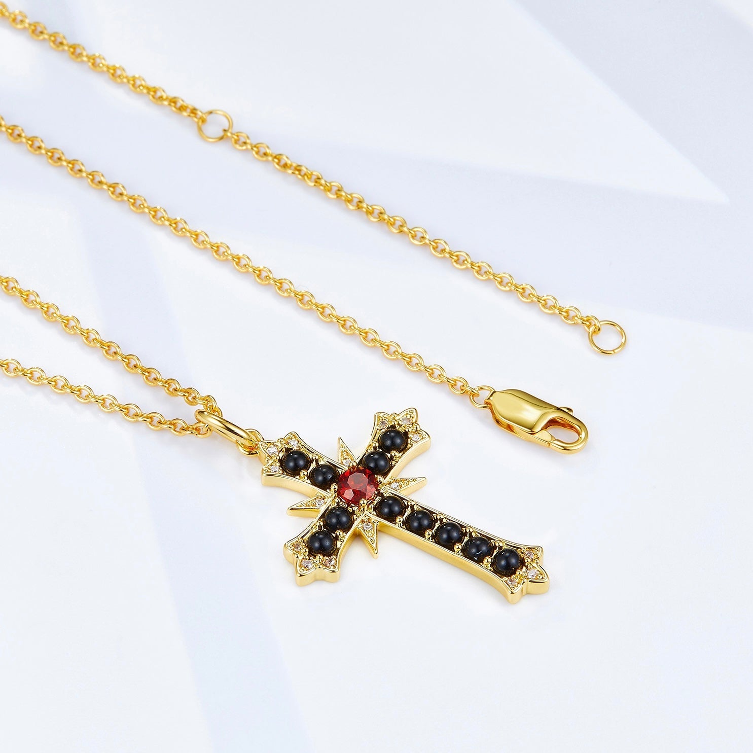 Sovereign Cross Necklace - Pure Gems & Stones Store: Awakened Days