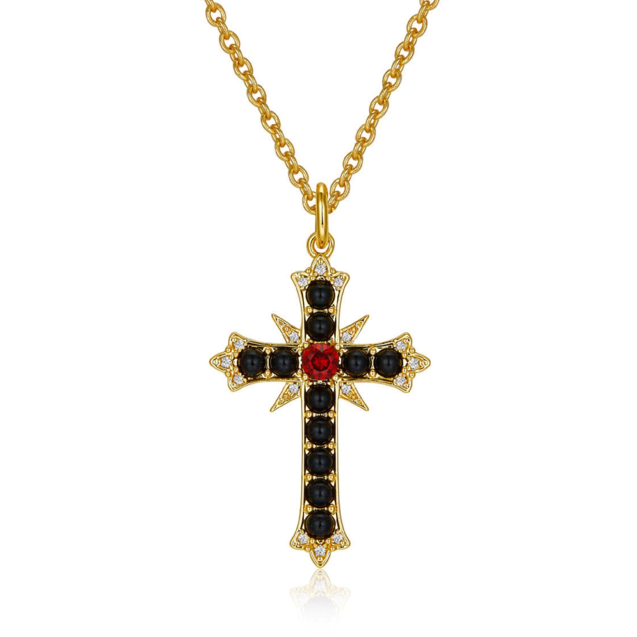 Sovereign Cross Necklace - Pure Gems & Stones Store: Awakened Days