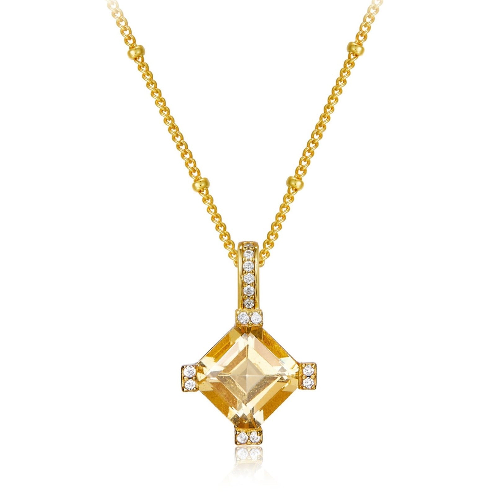 Stellar Frame Necklace - Pure Gems & Stones Store: Awakened Days