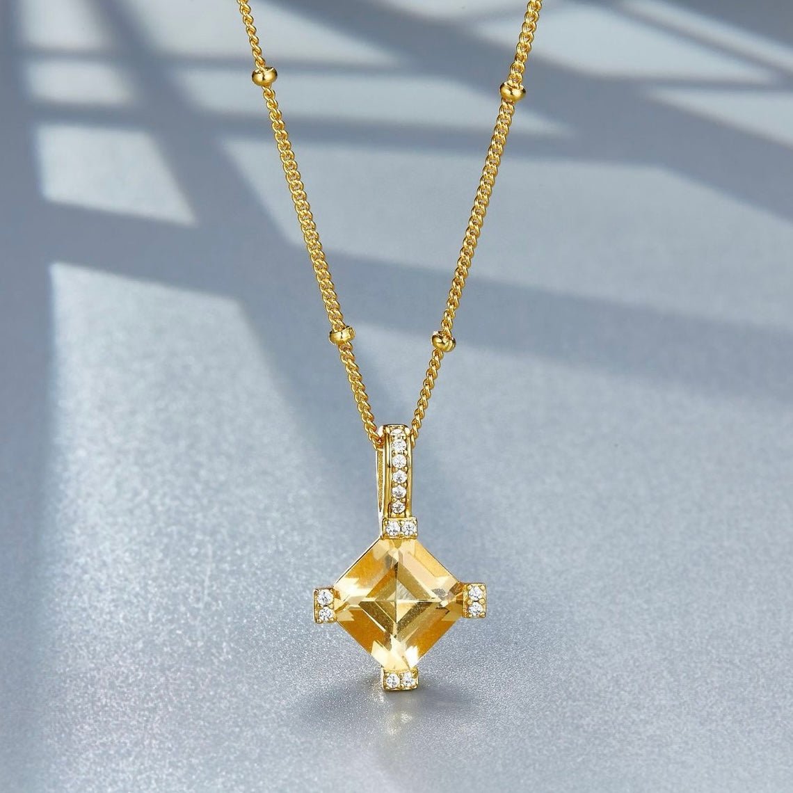 Stellar Frame Necklace - Pure Gems & Stones Store: Awakened Days