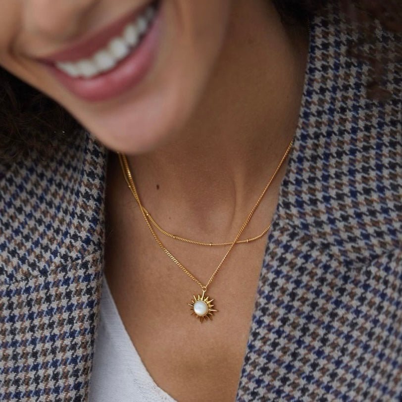 The Sun Medallion Necklace - Pure Gems & Stones Store: Awakened Days