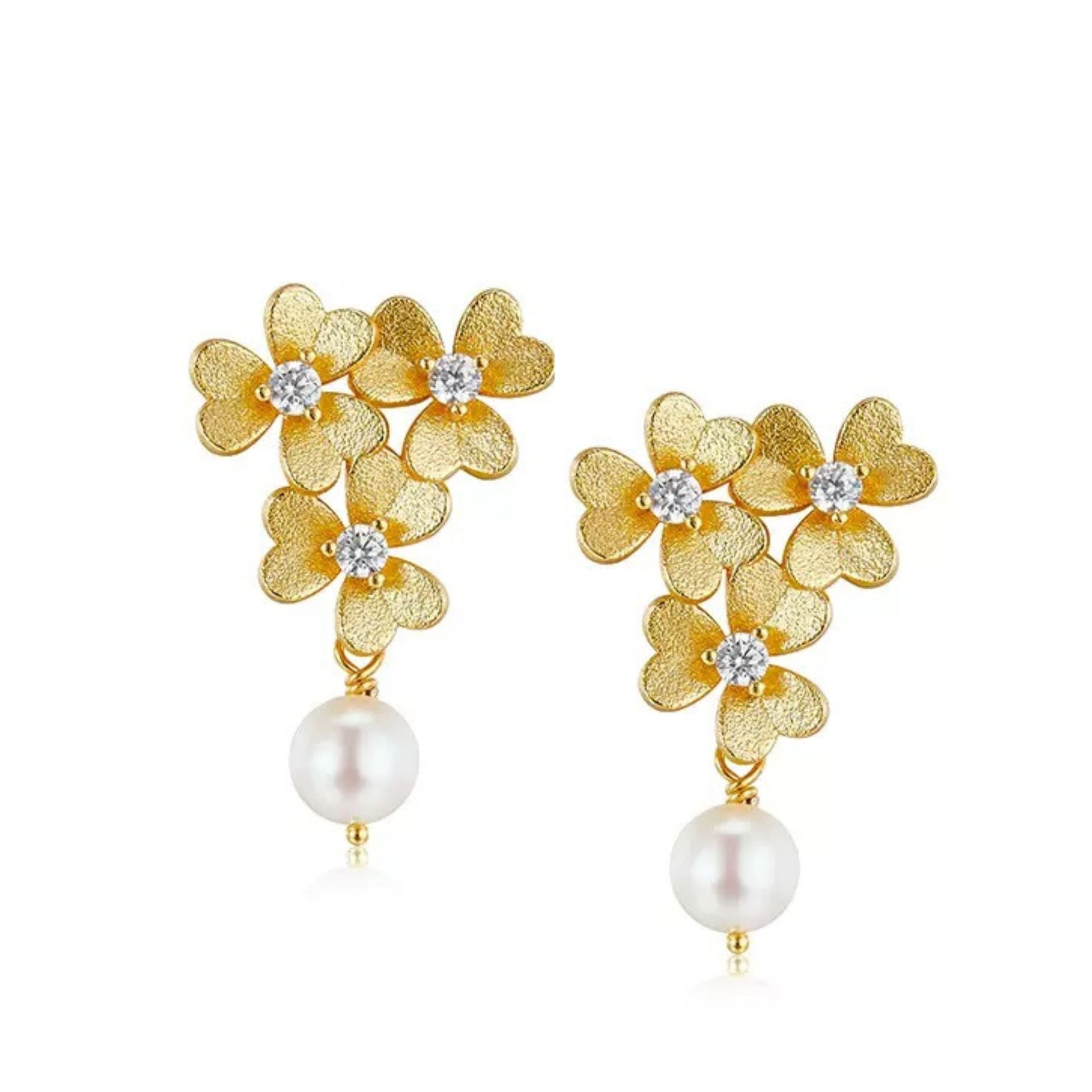 Trèfle d’Or Earrings - Pure Gems & Stones Store: Awakened Days