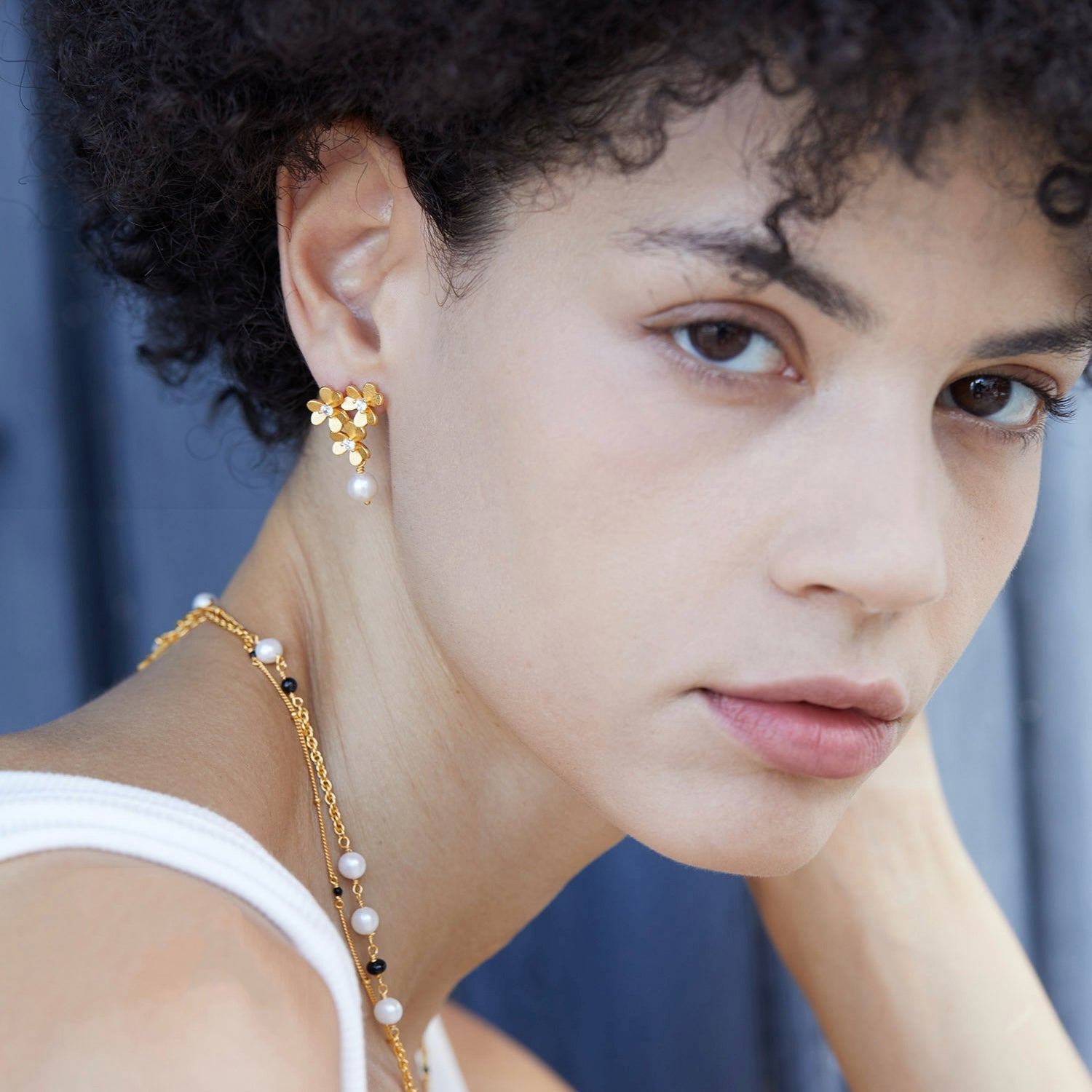 Trèfle d’Or Earrings - Pure Gems & Stones Store: Awakened Days