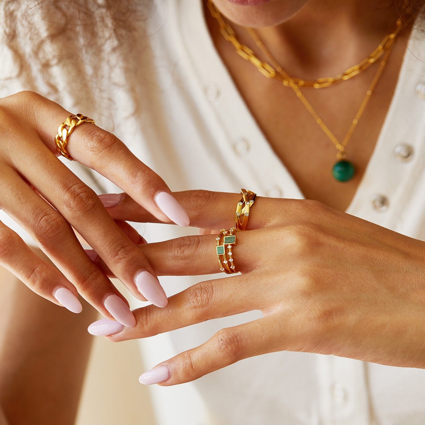 Trinity Orbit Ring - Pure Gems & Stones Store: Awakened Days