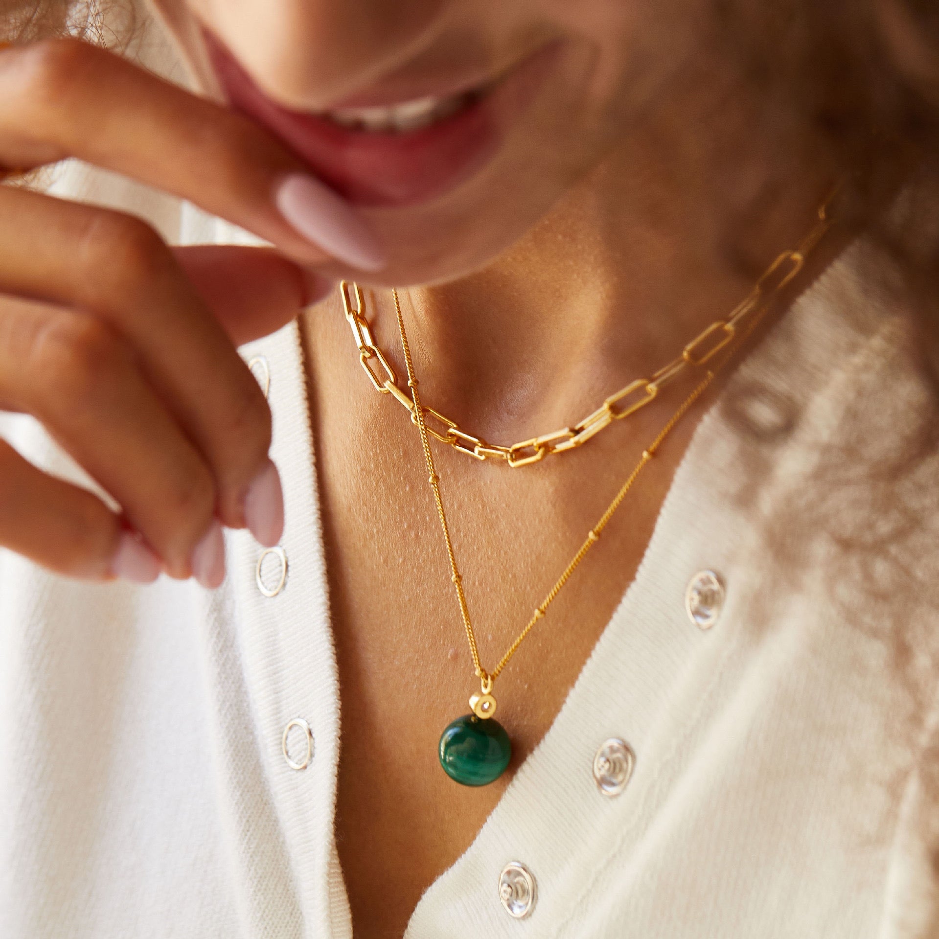 Verdant Core Necklace - Pure Gems & Stones Store: Awakened Days
