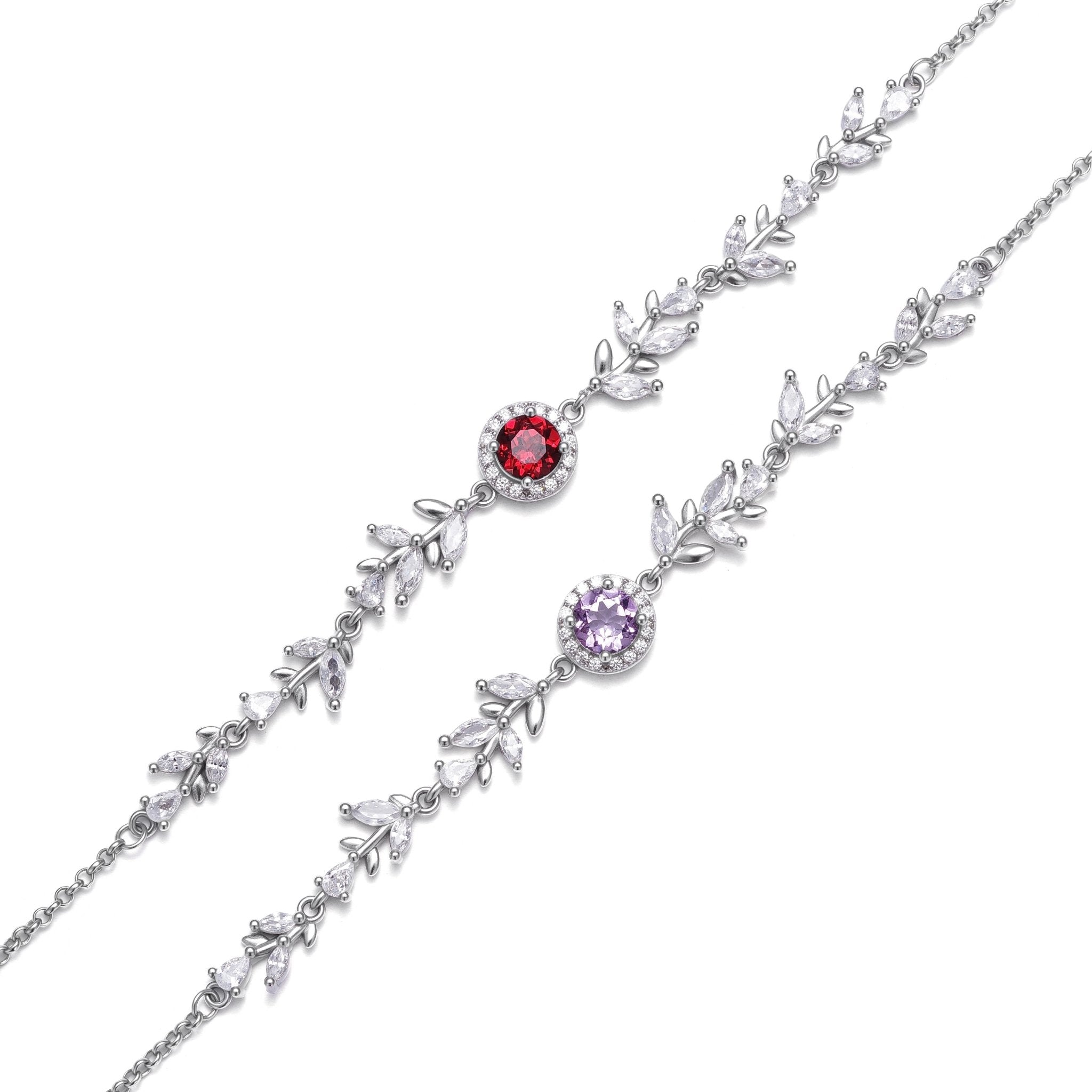 Wheatline Bracelet - Featuring Garnet - Pure Gems & Stones Store: Awakened Days