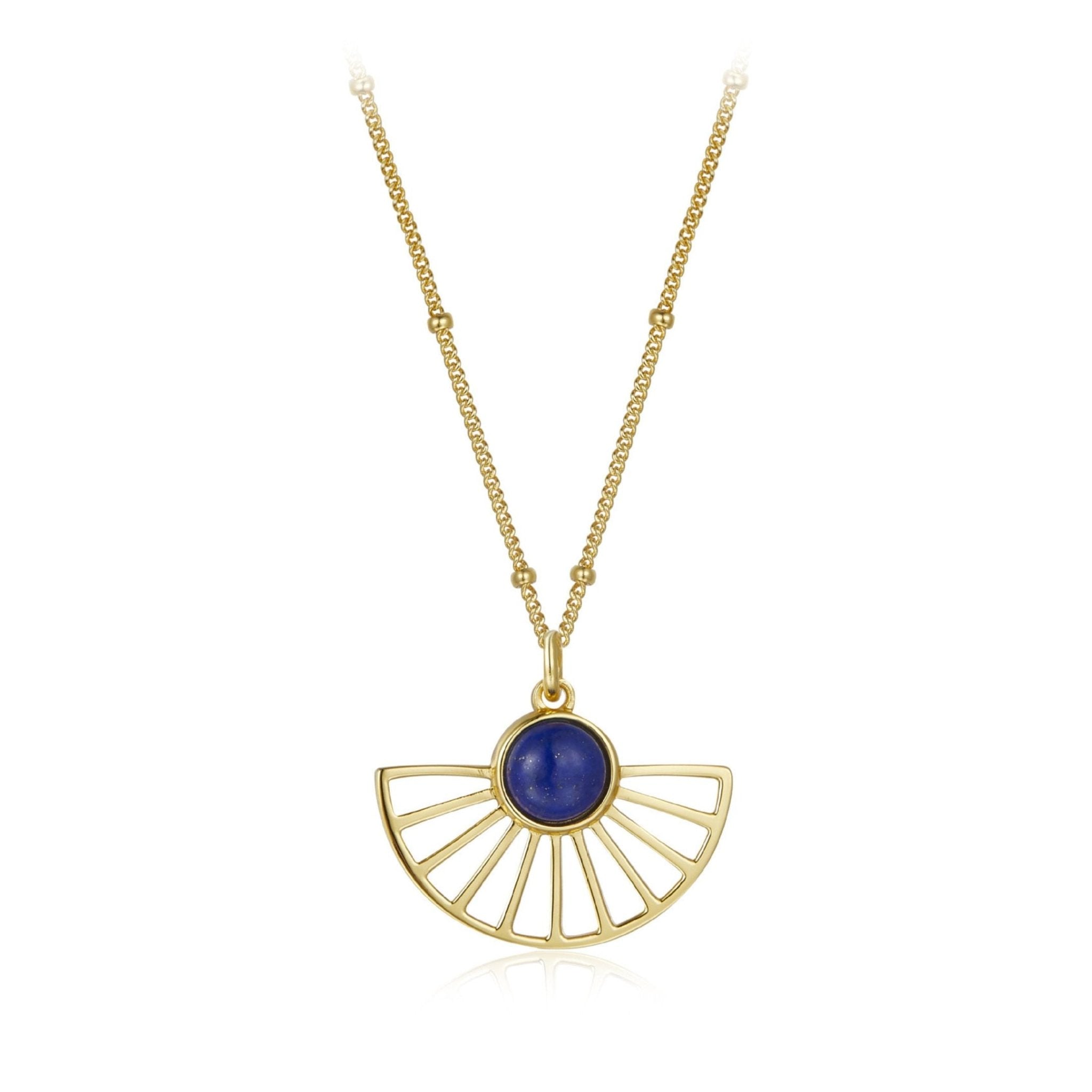 Zen Fan Necklace - Pure Gems & Stones Store: Awakened Days